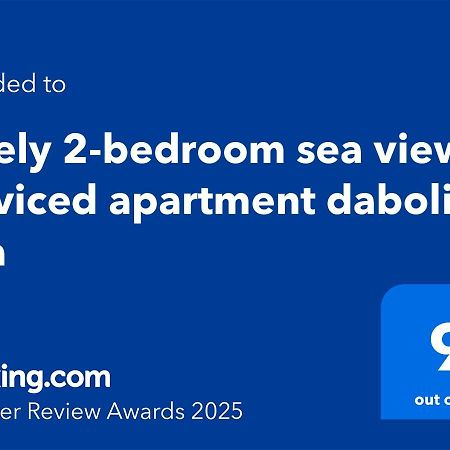 Lovely 2-Bedroom Sea View Serviced Apartment Dabolim Goa Luaran gambar