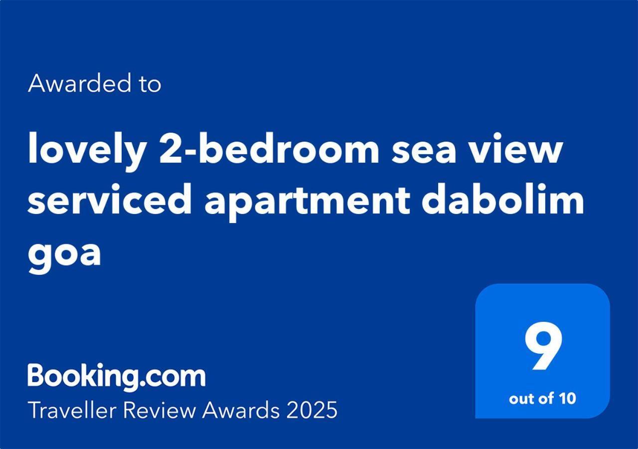 Lovely 2-Bedroom Sea View Serviced Apartment Dabolim Goa Luaran gambar